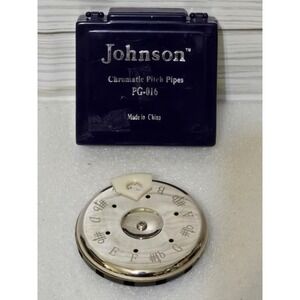 Chromatic Pitch Pipe Johnson with Note Selector and Carrying Case